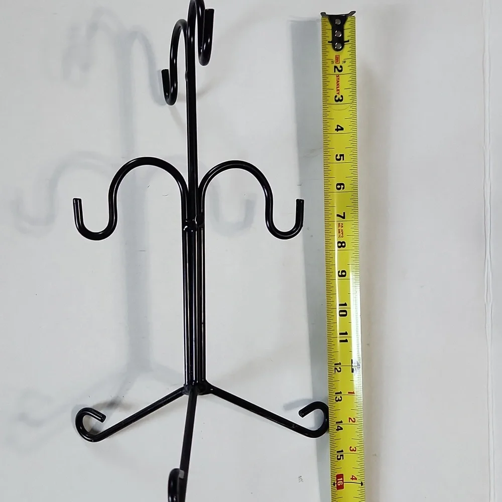 Black Coffee Mug Holder - 4 Mugs